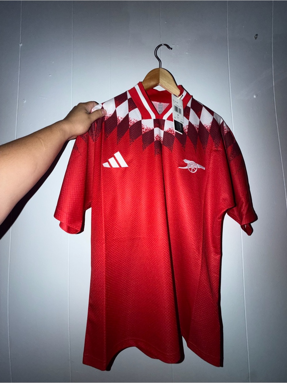 Men Adidas Arsenal Stadium version jersey Size S